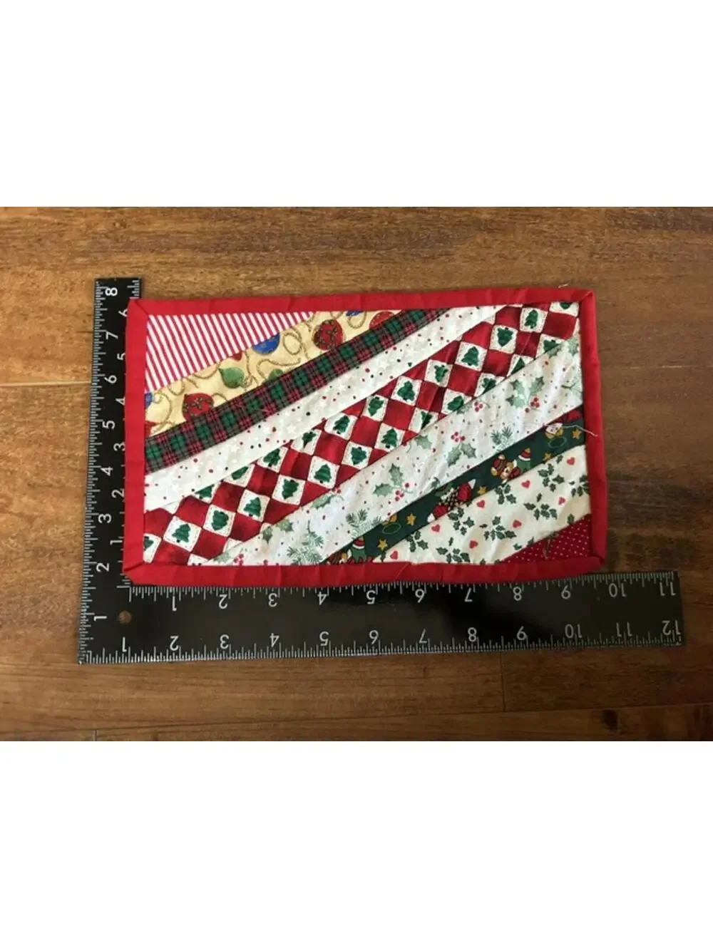 Set of 2 Handmade Christmas Quilted Pot Holders